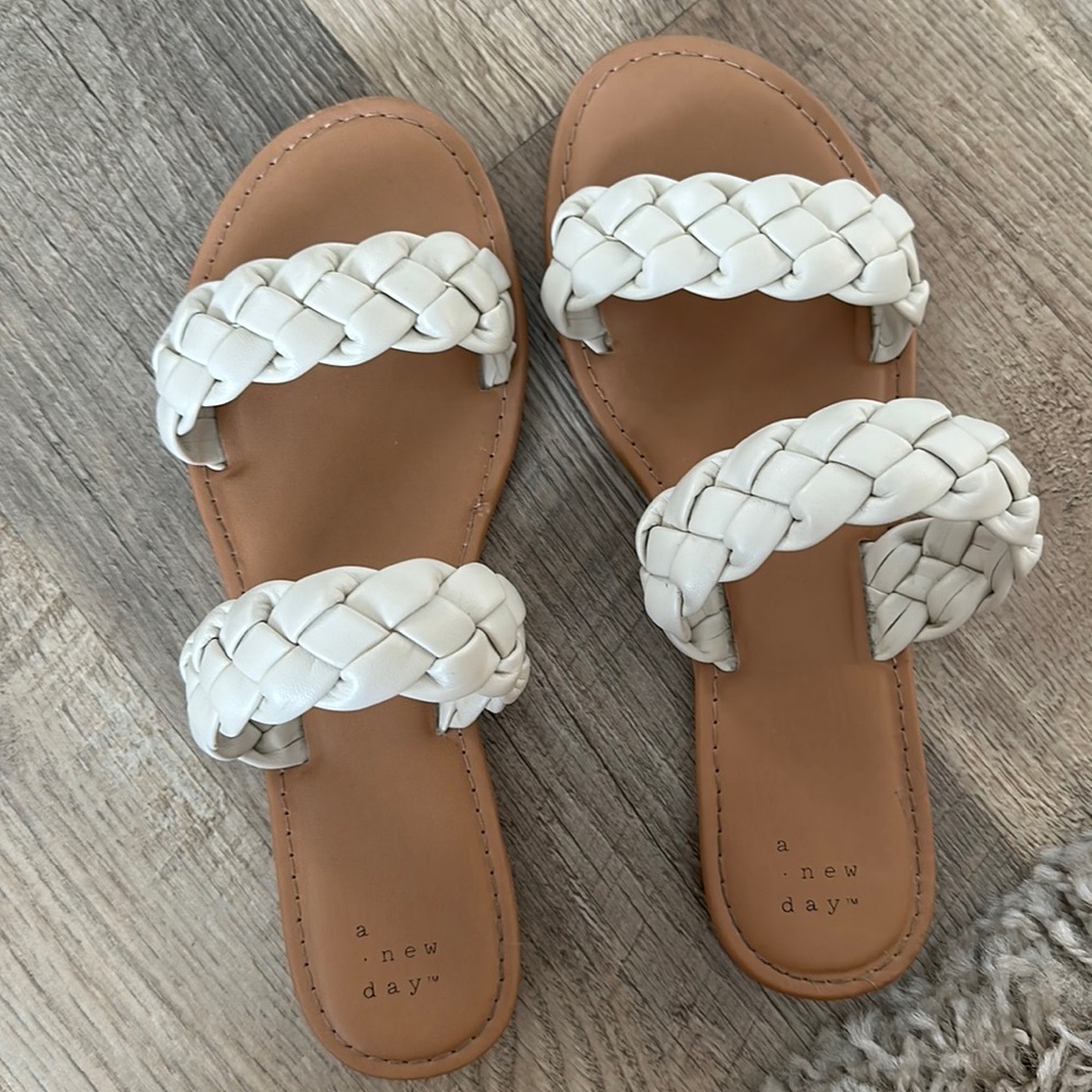 A new day braided sandals GREAT CONDITION